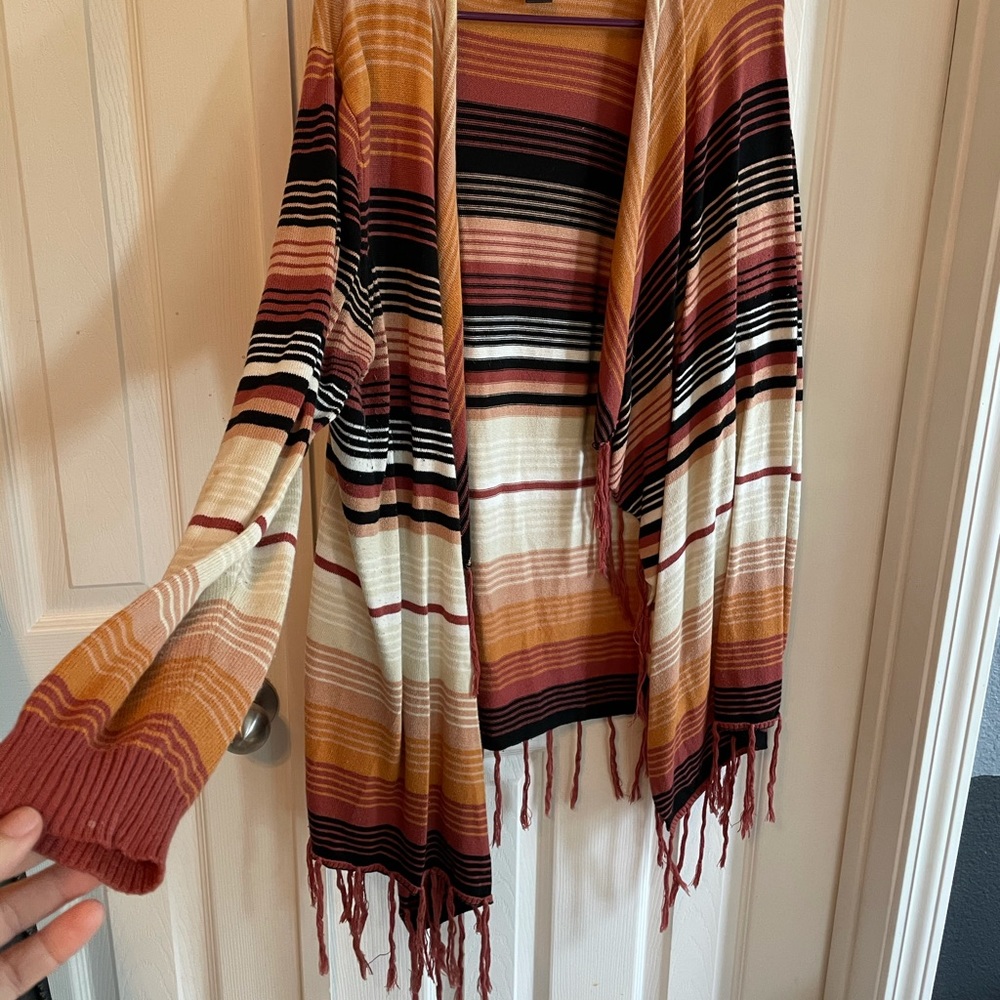 BoHo cardigan with tassels